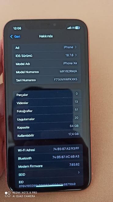 iphone xr satilir: IPhone Xr, 64 GB, Narıncı, Face ID — 3
