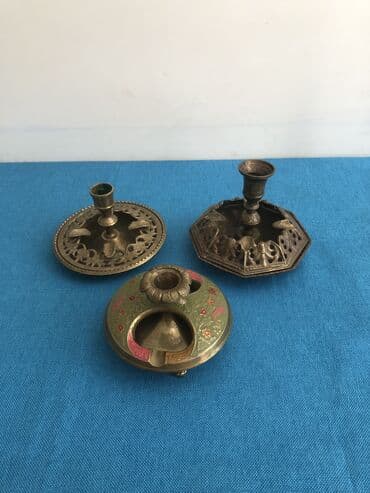 Antik Latun samdanlar sovet dovrune aid 2 ci sekil. 40 manat 3 ve 4