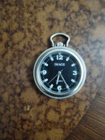 Musiqi alətləri: Kvars cib saatı - Klassik cib saatı dizaynı, metal korpus və üst — 2