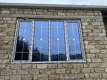 herbiye aid sekiller: PVC plastik pəncərə dəstləri - Material: PVC profil (üzərində — 1