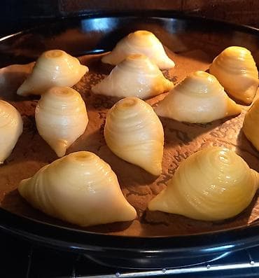 Ət məhsulları: Milli şirniyyat dəsti – şəkərbura, paxlava və badambura - Şəkərbura — 4