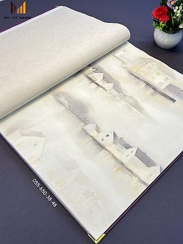 Şəhərcik temalı divar kağızı kolleksiyası - Dizayn: Dumanlı sahil