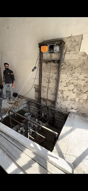 mivolis boy uzatma: Məhsul: Elektriklə işləyən mini yükgötürən/lift platforması — 7
