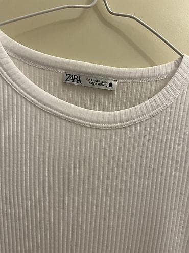 zara hirka: Zara asimetrik kollu tişört 
Az geyilib — 8