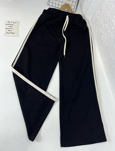 зеленые мужские спортивные костюмы: Спортивные Мужские брюки, Adidas, цвет - Черный — 2