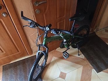 velosipedler: Stels Sport LU-600 qatlanan velosiped - Rəng: yaşıl/qaranlıq — 2