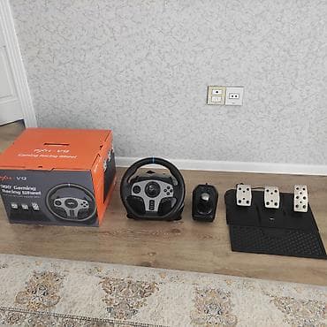 ps4 kreditle: PXN V9 900° Gaming Racing Wheel – sükan, 3 pedallı set və sürətlər — 1