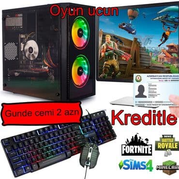 Kreditle oyun PC gunde 2 manat siqarete pul vermekdesen ayda 63 azn