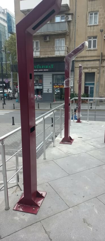 Işıq dirəkləri yıgılması