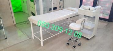 Yeni, Masaj kuşetkası, Qatlanmayan, rəng - Ağ