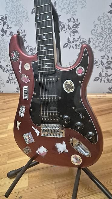Elektron gitara, 6 sim, İşlənmiş, Ünvandan götürmə