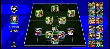 EFootball hesabı/squad satışı – yüksək reytinqli komanda seti -