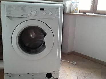 Ütülər və buxarlayıcılar: Indesit önyükləməli paltaryuyan maşın - Ön yükləmə, şəffaf iri lyuk - — 1