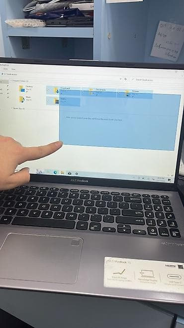 notebook ucuz: ASUS VivoBook 15 noutbuk İntel i3 10 cu nəsil 4 gb ram İntel UHD — 1