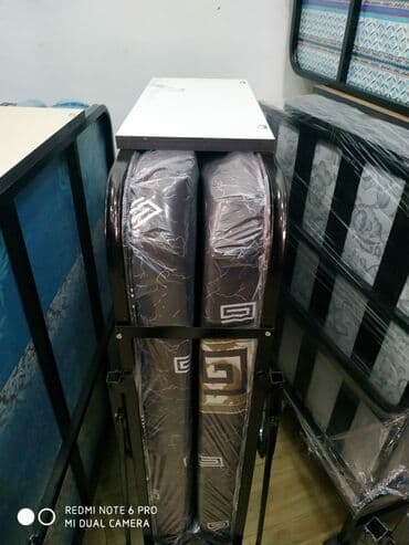 azbes şifir: Açılıb yığılan çarpayı süngərin qalınlıgı 8sm, qoşa dəmir. Topdan — 2