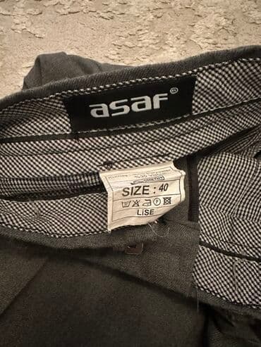 klasik şalvarlar: Klassik Şalvar, L, rəng - Boz — 2