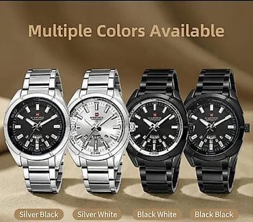 shshd saat: Qol saatı, NaviForce, rəng - Qara — 3