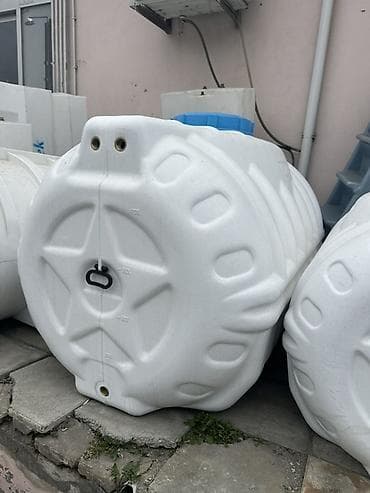 Şlanqlar: Plastik su çəni – 1500 lt üfüqi model - Material: qalın divarlı — 2