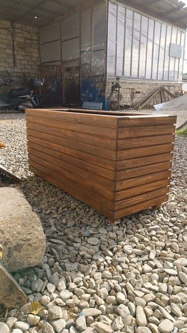 taxtadan gul qablari: Biz sizin interyeriniz üçün hazırlanan məhsullarda materiallara qənaət — 1