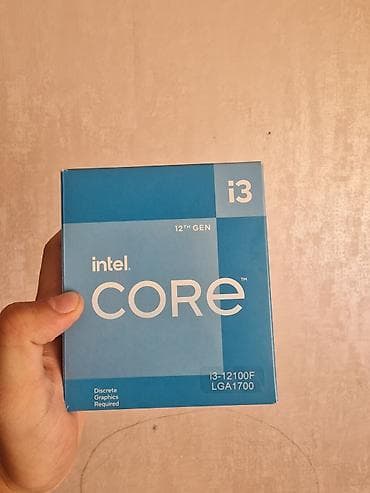 mini 6 ipad: Intel Core i3-12100F prosessor (12-ci nəsil) – LGA1700 - Model: Intel — 4