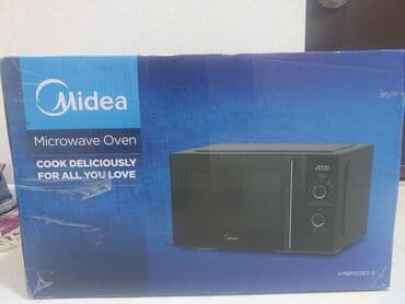 Посудомоечные машины: Микроволновка Midea, Встраиваемая, С микроволнами, цвет - Черный, Новый — 1