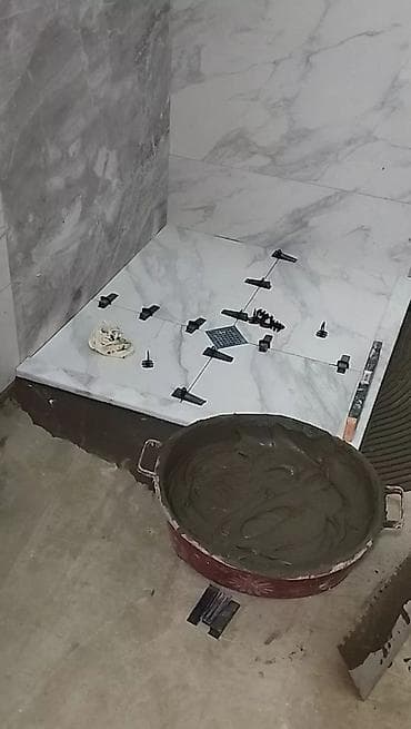 Plitə işləri: Kafel Metlag Kermoqranit Mermer Qranit Mozaika Tamet Seramika — 10