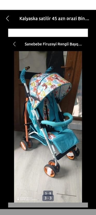 uwaq kalyaskasi type 1: Klassik gəzinti arabası, İşlənmiş, Cins: Oğlan, Yaş: 1-6 ay, Ünvandan götürmə — 2