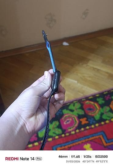 sso smart watch: Suya düşüb orginal deyil işləmir Ağıllı saat – kvadrat ekranlı, qara — 1