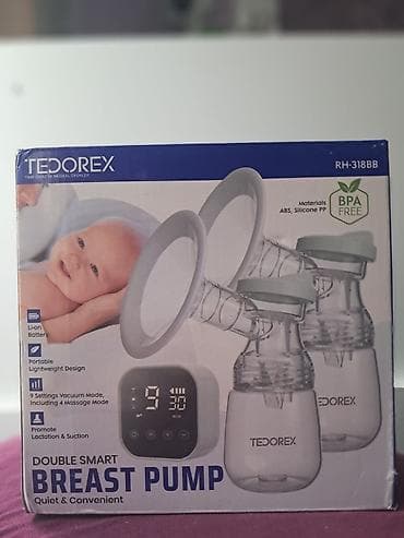TEDOREX Double Smart Breast Pump – RH-318BB Xüsusiyyətlər: - İkiqat
