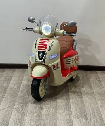 детские мотоциклы на аккумуляторе: Vespa uşaq elektrik motosiklləri uşaqlar, xüsusən də qızlar üçün ətraf — 2
