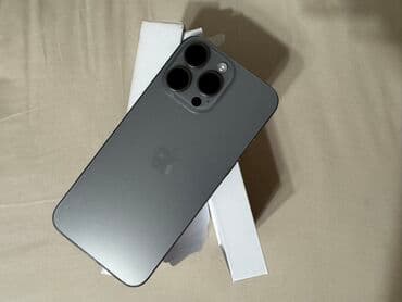 iphone kamera qoruyucu: IPhone 15 Pro Max, Natural Titanium, Sənədlərlə — 1