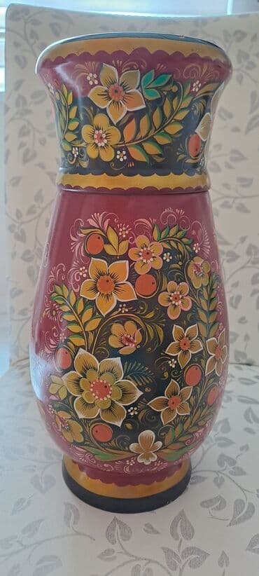 ваза напольная керамическая высокая: Одна ваза — 3