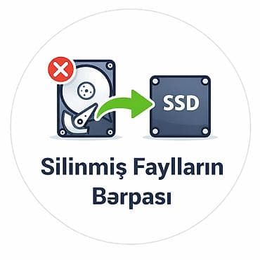 Tədbirlərin təşkili: Xidmət: Silinmiş faylların bərpası Təsvir: - HDD, SSD, USB fleş — 1