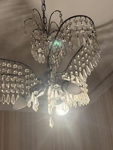 Çılçıraq, 3 lampa, Metal — 4