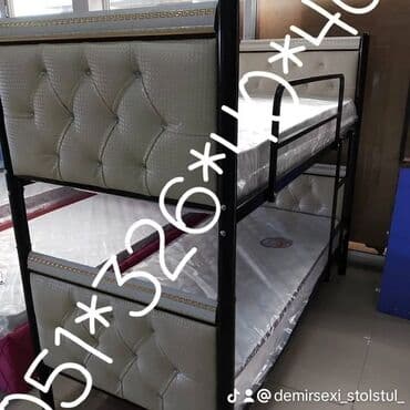 tek çarpayı: Oğlan və qız üçün, Yeni, Çarpayı, Matras ilə, Siyirməsiz — 16