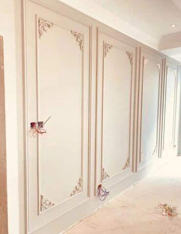 Pəncərələr: Divarların və tavanların künclərini bəzəmək üçün istifadə olunan ağ — 3