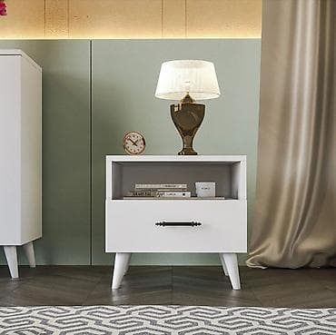 Təknəfərlik çarpayı, Komod, Dolab, 2 tumba, Türkiyə, Yeni — 4