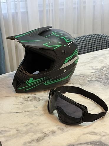 İdeal vəziyyətdə kross😍 Motokross/Dual-sport dəbilqə və eynək dəsti — 3
