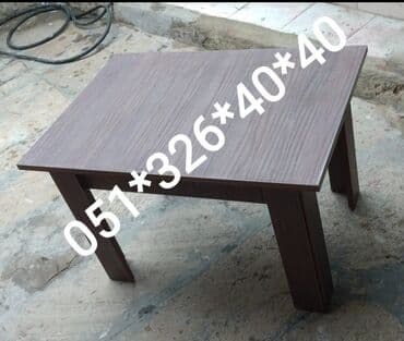 Masa və oturacaq dəstləri: Qonaq otağı üçün, Yeni, Açılan, Dördbucaq masa, 1 stul — 8