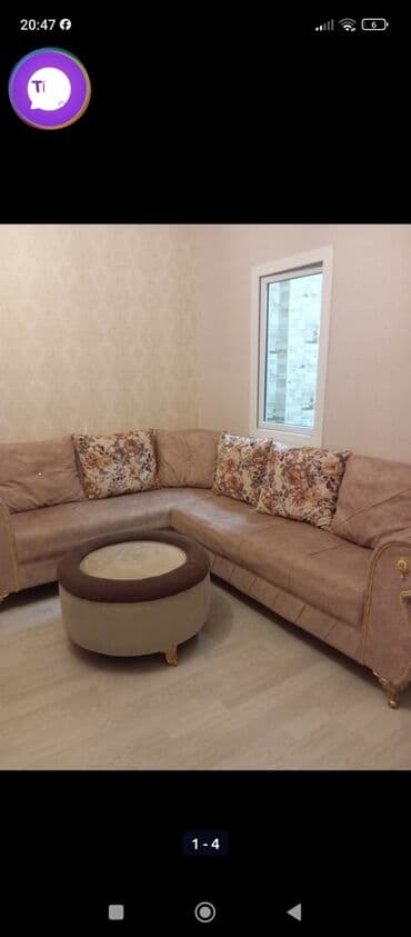 стеклянный журнальный стол: Künc divan, İşlənmiş, Açılmayan, Bazasız, Parça — 4