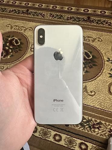 ayfon planset: IPhone X, 64 GB, Gümüşü, Simsiz şarj — 4
