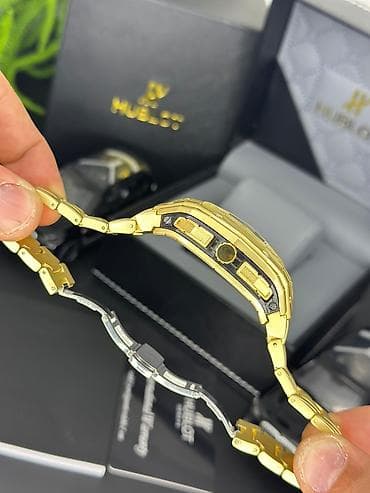 gaddar bileklik: Yeni, Qol saatı, Hublot, rəng - Qara — 6