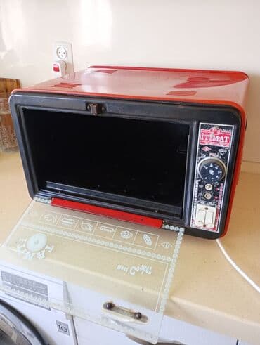 2ci əl qaz peçi: Духовка Itimat, Электрическая, цвет - Красный, Отдельностоящая, Б/у — 3