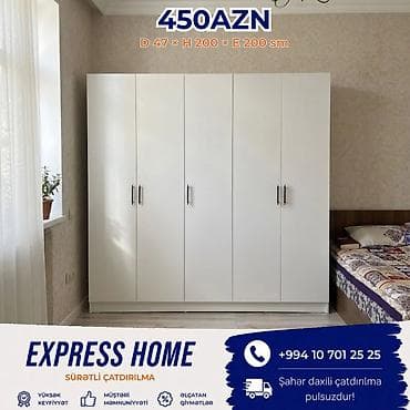 Yeni, 5 qapı, Siyirməli, Açılan, Düz dolab — 1