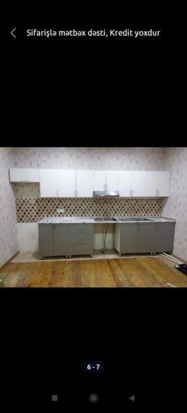 hazir metbex mebelleri: Sifarişlə hazırlanmış müxtəlif ölçülü mətbəx mebelləri. Rəng və dizayn — 8