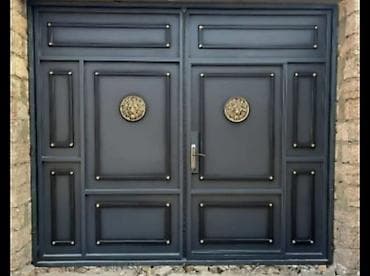 sehf qapi: Metal darvaza və qapı istehsalı - Material: qalın profil və polad — 5