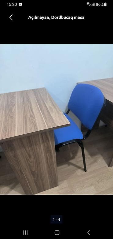 gence kredit: Düz masa, Stulsuz, Polkasız, Siyirməli, Parlaq laminat — 5