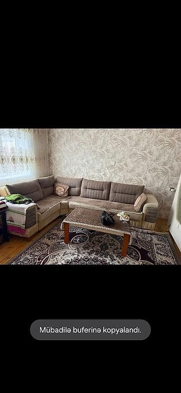 ev al: Tahirə xanım . Künc divan əla vəziyyətdə baha alınıb 450 man satılır — 1