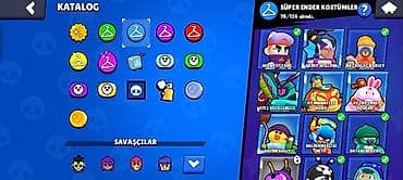 Детский мир: Brawl Stars hesabı - Kupa: 43 497 - Kupa Yolu nişanı: II - Profil — 4