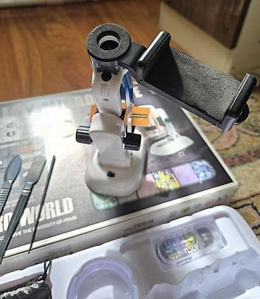 mikroskop qiyməti: “Alloy Microscope” – uşaqlar üçün stolüstü mikroskop dəsti — 4